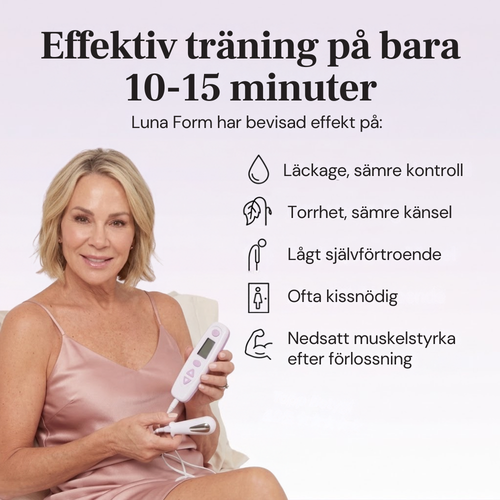 Starkare bäckenbotten, bättre kontroll på 15 minuter med Luna Form